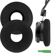Geekria Comfort Foam Replacement Ear Pads for GRADO PS1000, GS1000, SR80e, SR80i, SR125i, SR225i, SR60, SR80, SR125 GW100x Headset, Repair Parts (Black)