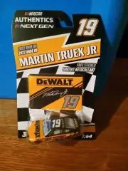 NASCAR Authentics Martin Truex Jr 1:64 scale 2022 Wave 9 DeWalt Paint Scheme