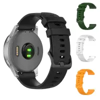 在飛比找PChome24h購物優惠-Garmin Vivoactive 5 相容小格紋矽膠錶帶