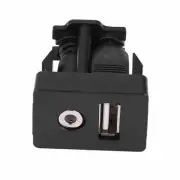 3.5mm USB Port Socket Car Auto Dashboard Mount Extension Cable Lead JS (for: Fiat)