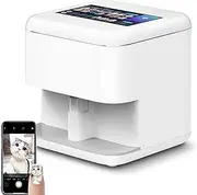 Smart Nail Art Printer, 3D Automatic Manicure Printer, Multi-Function Hand Painting Machine, 7-inch Screen Display, Mobile Intelligent Control, for Kid/Nail Studio/Manicurist/Nail Lovers