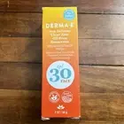 DERMA E Sun Defense Mineral Oil-Free Face Sunscreen, 2 oz