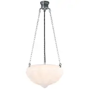 Malvern Chrome 3 Chain Pendants Lights Period Empire Lighting Traditional Inspirations