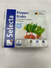Selecta Baby Klapper-Kroko Grasping Toy Small Child Toy Wooden Toy 61044