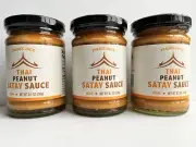3 Bottles Trader Joe’s Thai Peanut Satay Sauce 8.1 fl oz VEGAN NEW