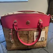 New With Tag Anne Klein Cork Dome Women Handbag
