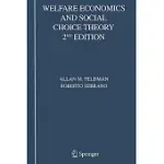 WELFARE ECONOMICS AND SOCIAL CHOICE THEORY
