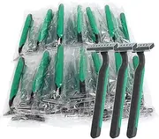 Disposable Razors Bulk, Individually Wrapped Razors for Travel, Hotel, Airbnb, and Homeless (100 Pack)