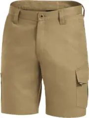 KingGee MEN'S WORK COOL SHORTS Cotton Ripstop KHAKI- Size 72R, 77R, 87R Or 92R