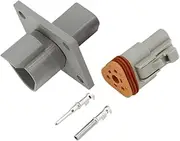5 Sets DT Waterproof Wire Connector DT04-3P-L012 Male/Female 3 Pin Automotive Sealed Plug with Pins