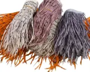 25cm Dotted Biot Feathers on Fringe Millinery Hats Fascinators Crafts Many Color