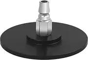 Suction Cup Adapter for Vac-U-Lock Machine, Stainless Steel Quick Air Connector Device Attachment, 4 Inch (Black)