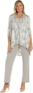 [R&M Richards] 3PC Formal Metallic Pant Suit