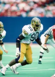 Defensive lineman Tony Woods University of Pittsburgh Panthers pur- Old Photo 1