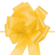 20pcs 5 Inch Large Pull Bow Big Gift Wrapping Bows Ribbon Yellow for Wedding