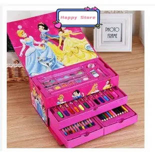 54 Pieces Kids Art Artist Set in a Box with Drawers Pens Pen
