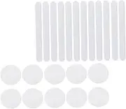 NOLITOY 22pcs Non- Transparent Self-Adhesive Tape for Bathroom Kitchen Stairs Removable Grip Decals Easy Installation Strong Adhesion Anti- Strips for Smooth