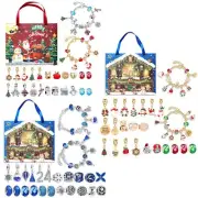 Christmas Advent Calendar Bracelet 24 Days Countdown Calendar DIY Charm Beads