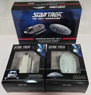 Eaglemoss "Build the D" Star Trek The Next Gen Shuttle Set 2 Hawking & Calypso