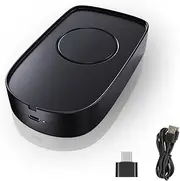 Mouse Jiggler - Undetectable Mover Device With 2 DPI Modes, Ultra Quiet Automatic Movement, ON/Off Switch & USB to USB-C Adapter for Prevent Computer Laptop Inactive/Lockdown