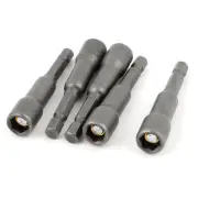 5 Pcs 8mm Hex Nut Driver Set Socket Magnet Head Tip Drill Bit Tool 13mm x 65mm