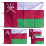 OMAN COUNTRY FLAG 小號-大號緞面天鵝絨材質可水洗亮色防褪色