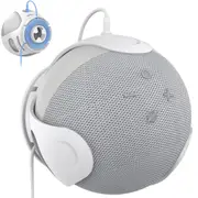Wall Storage Stand for Amazon Echo Dot with Ahastyle Speaker - Fits 4th and 5th Gen
