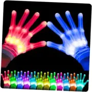 LED Light-Up Gloves for Kids Cool Toys for Boys 8-12 Girls Medium 12 Color