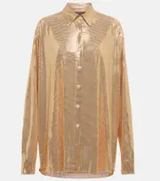 [Oseree] Oséree Disco metallic shirt S/M gold