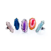 [MDI Australia] Gemstone Filigree Ring - Rainbow Agate
