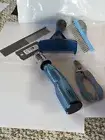 Dog Grooming Lot Furminator Deshedder Oster Nail Grinder Combing Rake Flea Comb