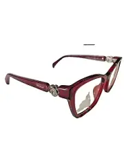 Chopard Women's Eyeglasses Burgundy VCH355S 0954 Optical Frame New 54mm