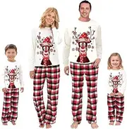 [Kapihi] Christmas Pajamas for Family Matching Christmas Pajamas Sets Family Xmas Pajamas