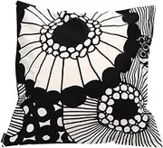 Marimekko (marimekko) CHILLY belt Raputa Ruha cushion cover 50x50cm white / black SIIRTOLAPUUTARHA 67796-190 [parallel import goods]
