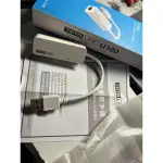 USB2.0轉RJ45網路卡（網路轉接線）二手近全新,用不到一年