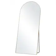 VEVOR Arched Full Length Mirror, 1800 x 760 mm, Large Free Standing Leaning Hanging Wall Mounted Floor Mirror with Stand Aluminum Alloy Frame, Full Bo