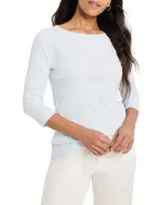 Nzt By Nic+Zoe Boat Neck Tee