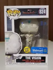 Funko Pop The Vision Marvel WandaVision 824 Walmart Exclusive GITD Glow in Dark