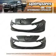 Superspares Front Bumper Bar Cover for Peugeot 207 Xr A7 02/2007-ONWARDS