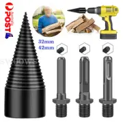 High Speed Twist Firewood Drill Bit Wood Log Splitter Screw Splitting Cone AU