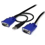 StarTech 10 ft Ultra Thin USB VGA 2-in-1
