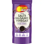 Sunrice Thin Rice Cakes Salt & Balsamic Vinegar 160g