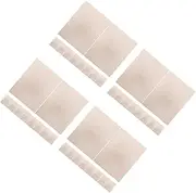 jojofuny 4sets Microwave Mica Plate Covers Heat Resistant Sheets for Oven Repair 10pcs*4