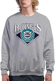 Junk Food Men's NBA Court Classic-Officially Licensed Adult Crewneck Fleece Sweatshirt