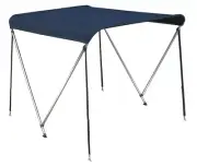 Boat Bimini - 2 Bow - 1.3 - 1.5m Blue