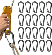 Heavy Duty Carabiner - Multipurpose Camping Carabiner - Strong Load-Bearing Keychains Clasp Spring Snap Hook for Outdoor Activities