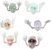 Kisangel Mini Ghost Head Finger Puppets for Fun Storytelling Props for Parent Interaction Engaging Role Play Safe and Comfortable Design for Imaginative Play