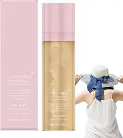 Sheer Setting Mist Sunscreen Spf 50, SunglazeSetting Mist, Sunscreen Setting Spray, Hydrating Shimmering Gel Body Glow Broad Spectrum (1pcs)