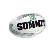 Summit Global X10 Rugby Match Union Ball Size 5 - White