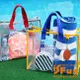 【iSFun】運動透視＊PVC透明防水大容量手提袋/2色可選